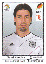 Sami Khedira Germany samolepka EURO 2012 #238